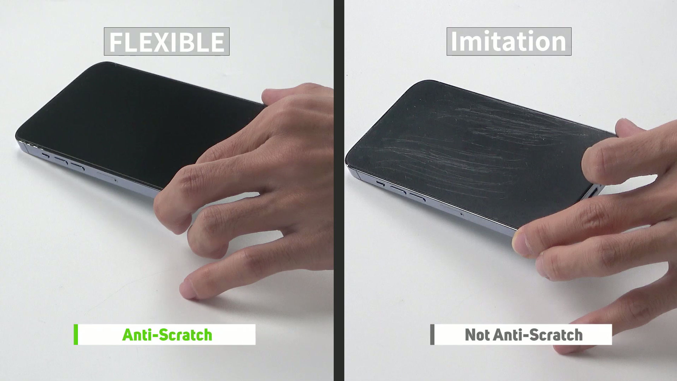 Teste Comparativo - Película 9H
